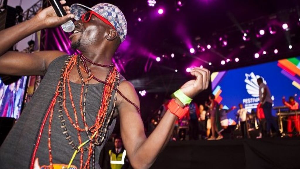 Lake of Stars Afrobeats musician performing at Lake of Stars