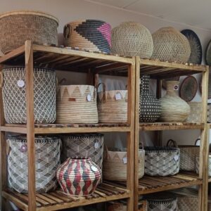 Woven Baskets and Home Storage at Elyns' Baskets in Kapani Kanengo Shopping Centre, Lilongwe, Malawi