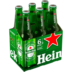 Six Pack of Heineken Beer at Food Lover's Market in Kapani Kanengo Shopping Centre, Lilongwe, Malawi