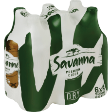 Six Pack of Savanna Premium Cider at Food Lover's Market in Kapani Kanengo Shopping Centre, Lilongwe, Malawi