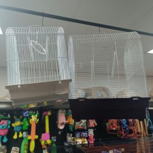 Bird cages and other Small Animal Supplies at Pampered Pets Pet Supply Store in Kapani Kanengo Shopping Centre, Lilongwe, Malawi