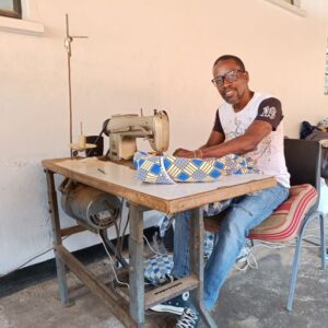 Tailoring at Jimmy's Tailoring and Upholstering in Kapani Kanengo Business Centre in Lilongwe, Malawi